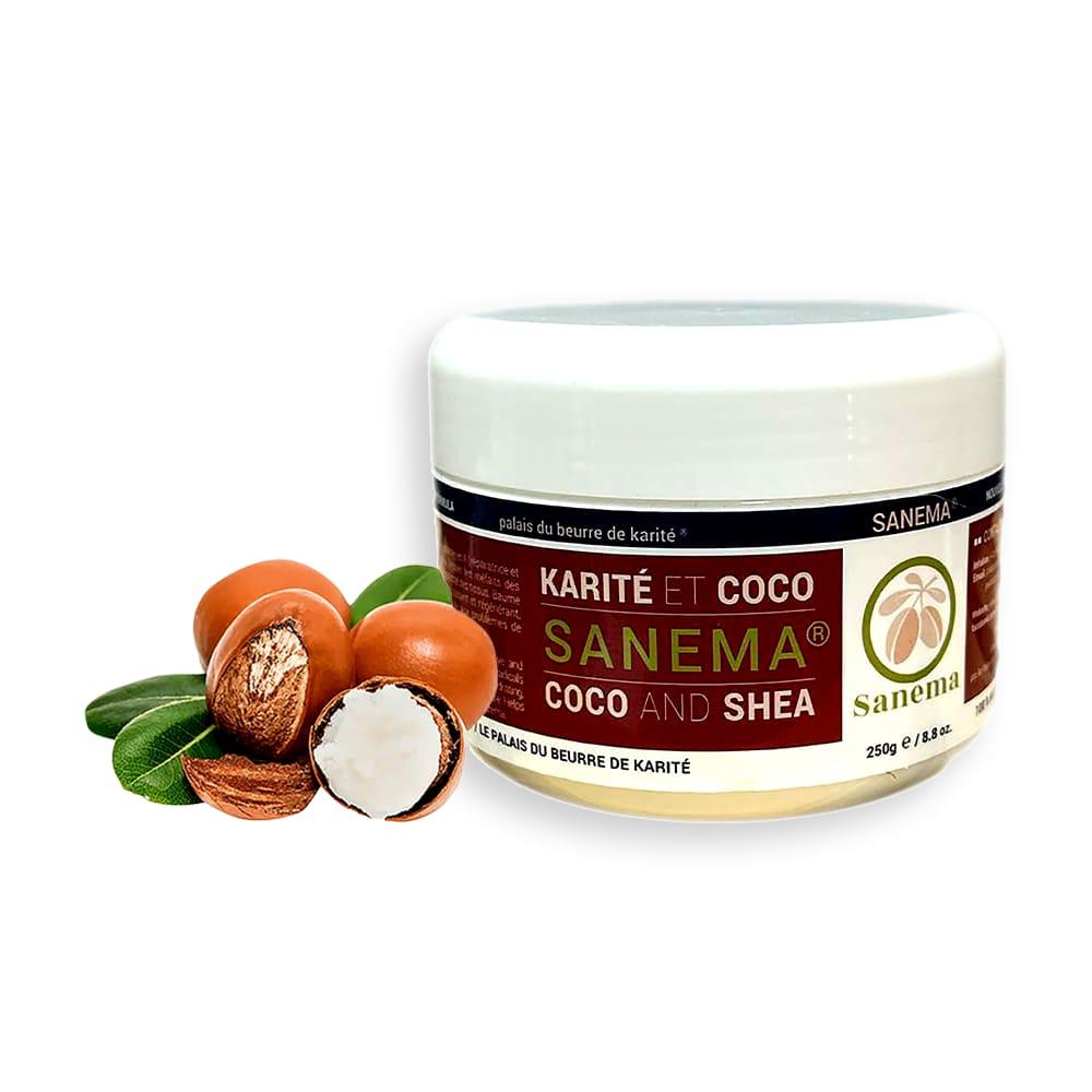 Découvrez le beurre de karité et de coco bio par Nature Sanema, un soin naturel et nourrissant pour votre peau et vos cheveux. Grâce à ses propriétés hydratantes et régénérantes, ce mélange luxueux apporte douceur et éclat tout en protégeant des agressions extérieures. Idéal pour un usage quotidien, il convient à tous les types de peaux. Offrez à votre corps le meilleur de la nature avec Nature Sanema.